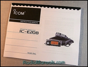 ICOM IC-E208 Instruction Manual